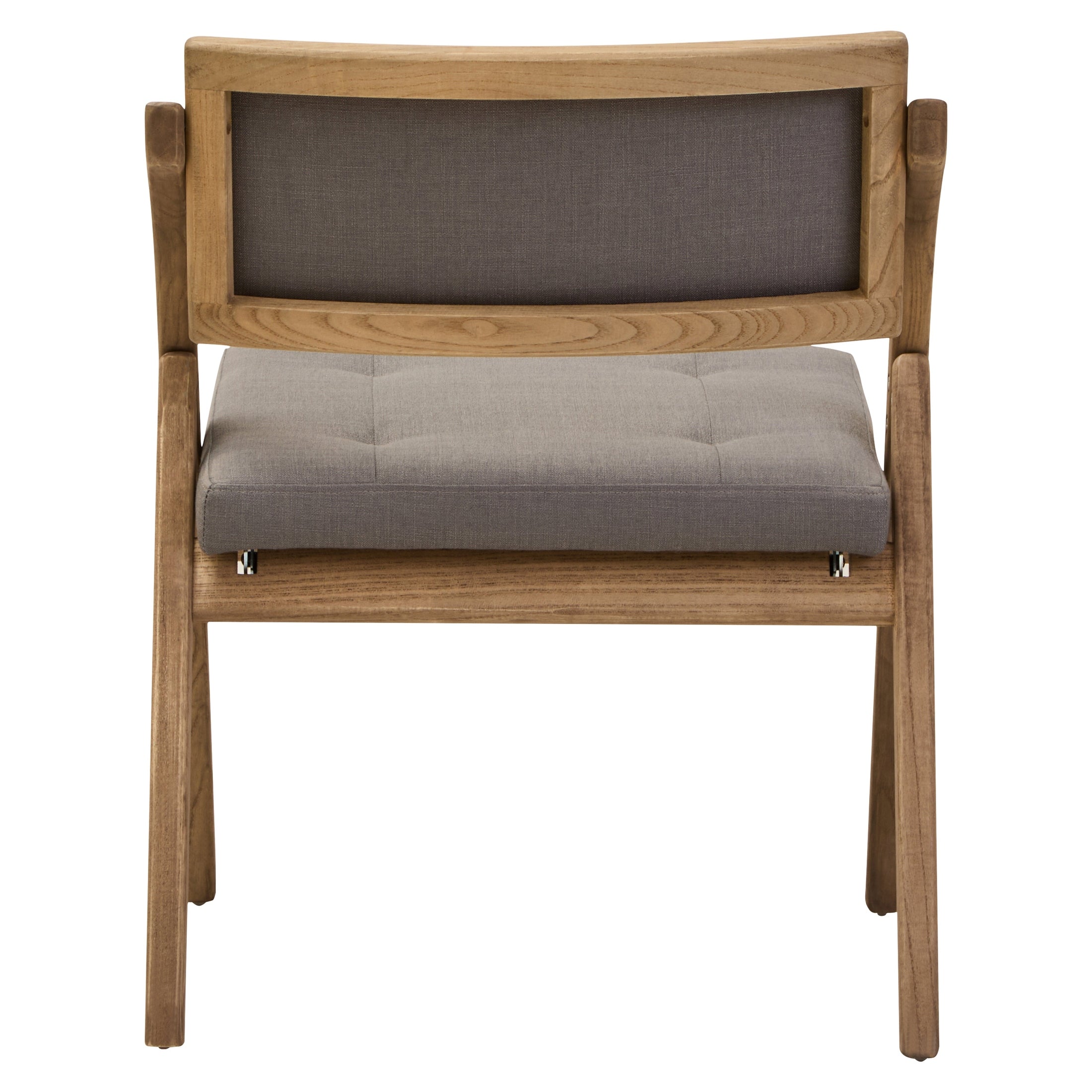 Nebu Grey Wash Elm Wood Folding Chair  Nicholas John Interiors