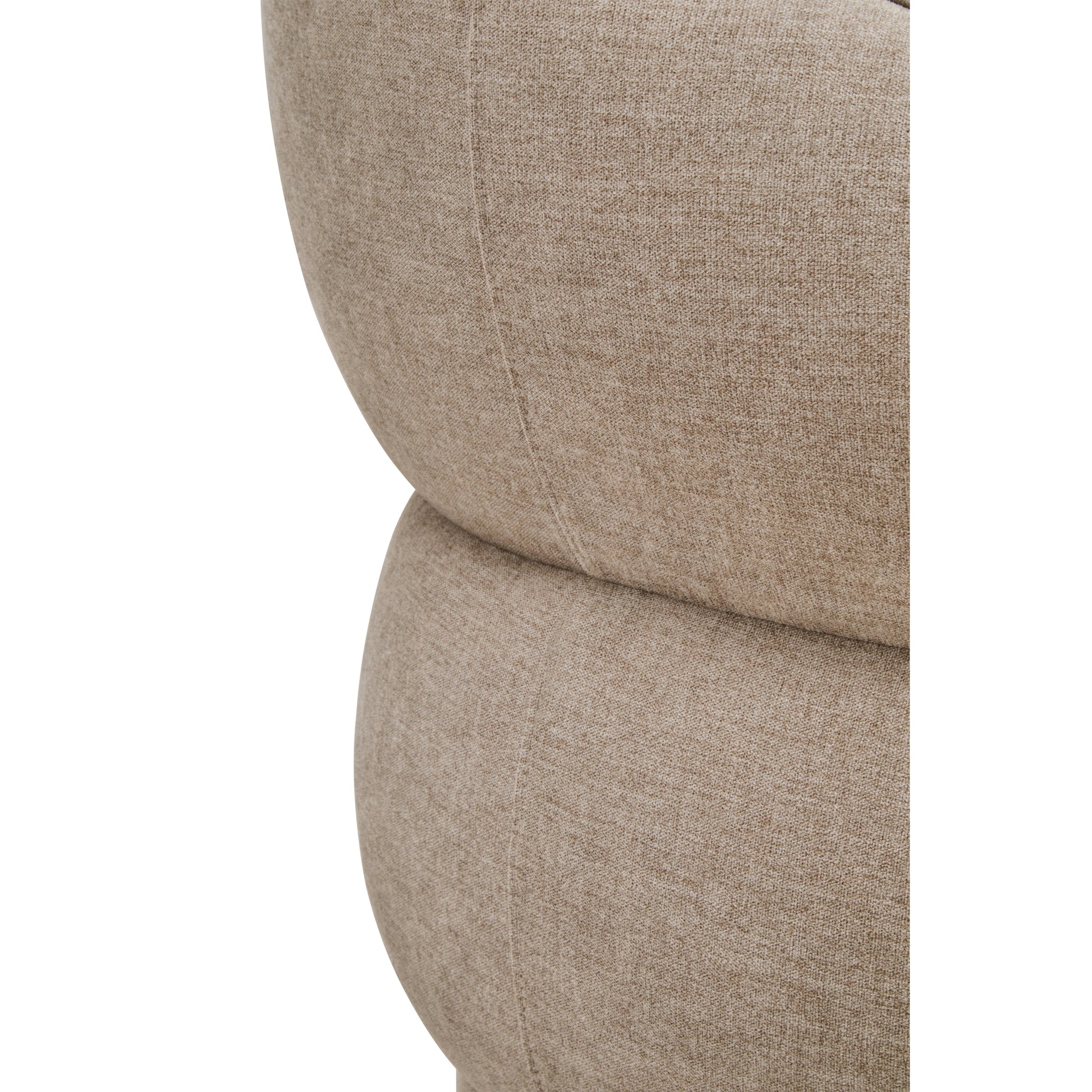 Noira Taupe Chenille Three Seater Sofa  Nicholas John Interiors