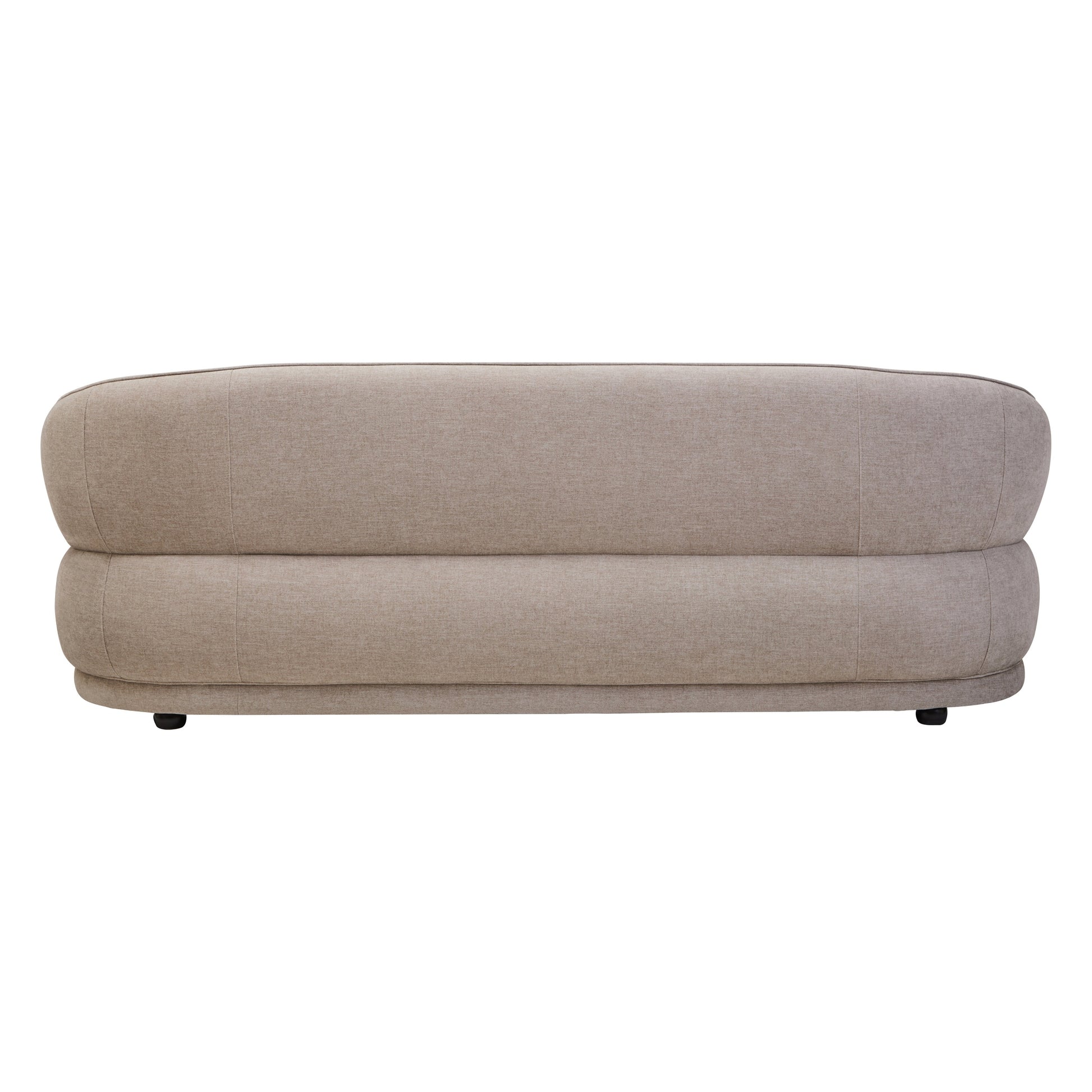 Noira Taupe Chenille Three Seater Sofa  Nicholas John Interiors
