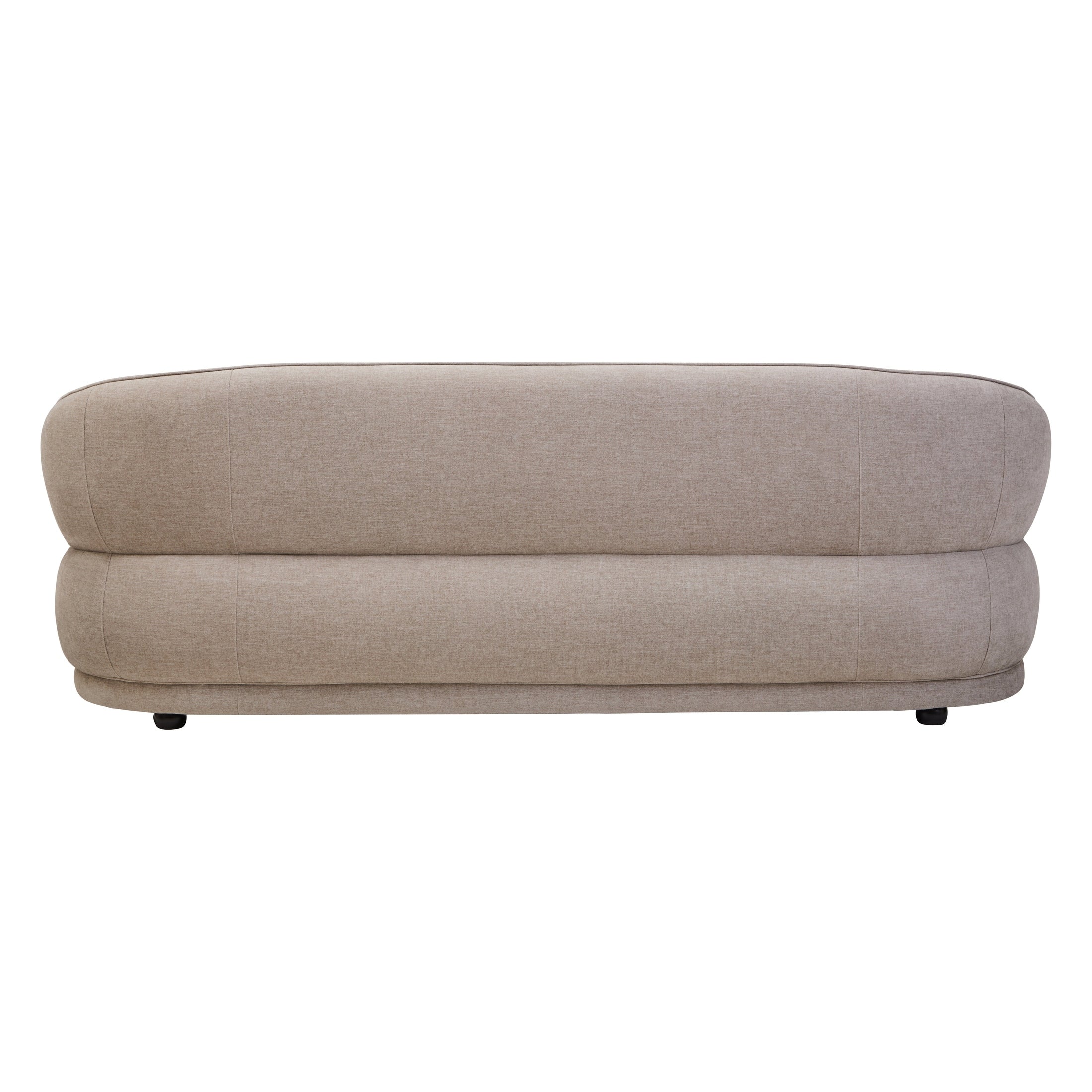 Noira Taupe Chenille Three Seater Sofa  Nicholas John Interiors