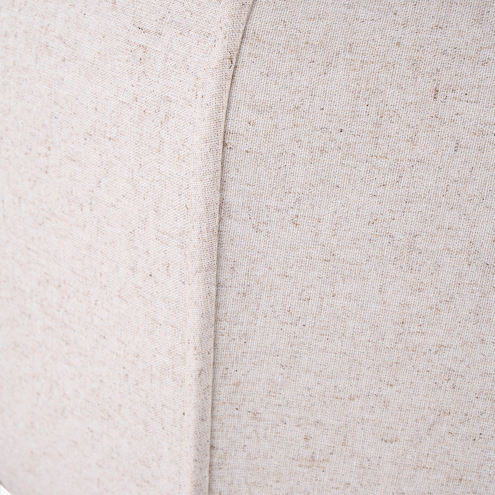 Oscar Natural Linen Structured Pendant  Nicholas John Interiors