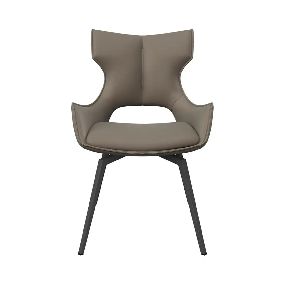 Raffaello Swivel Dining Chair Taupe