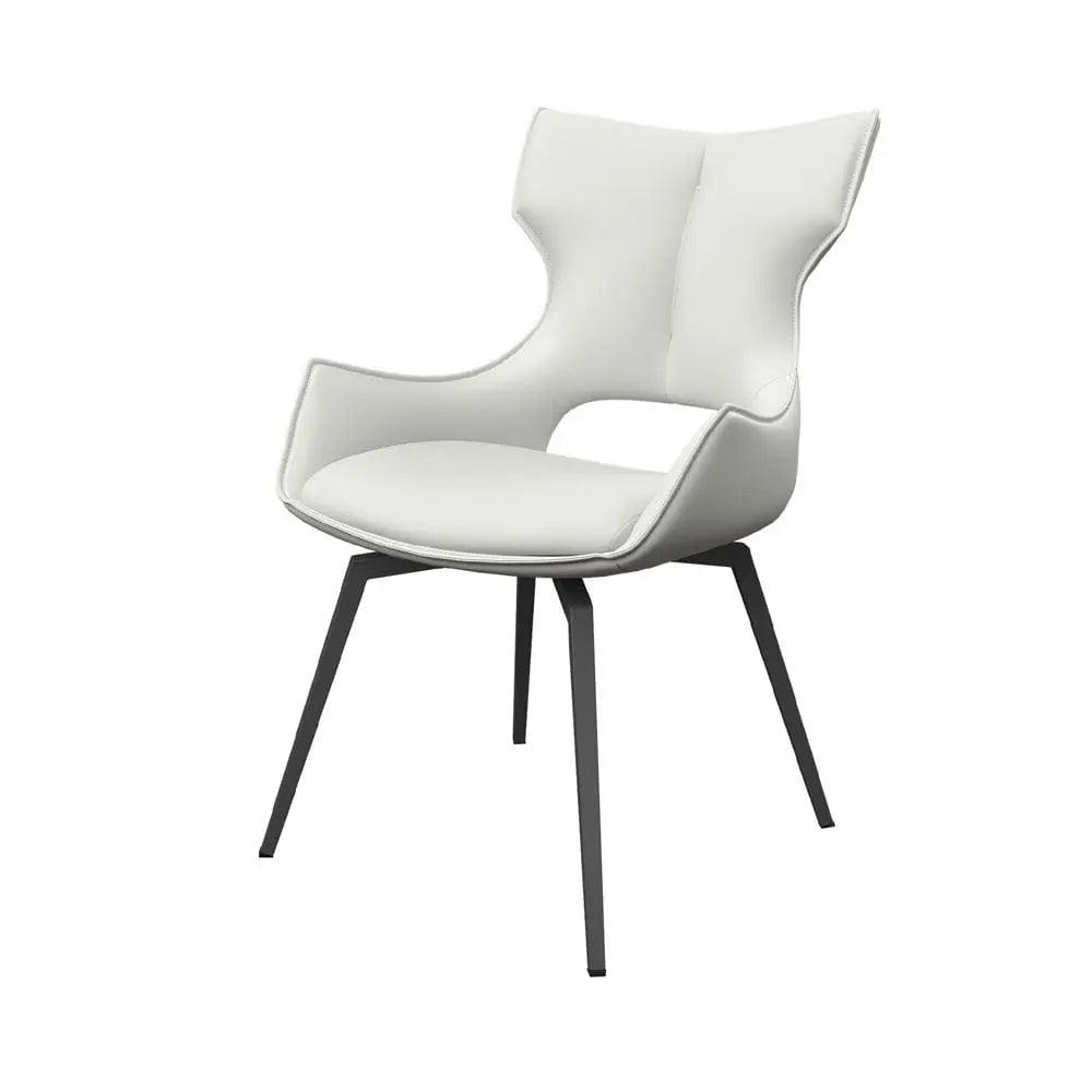 Raffaello Swivel Dining Chair White