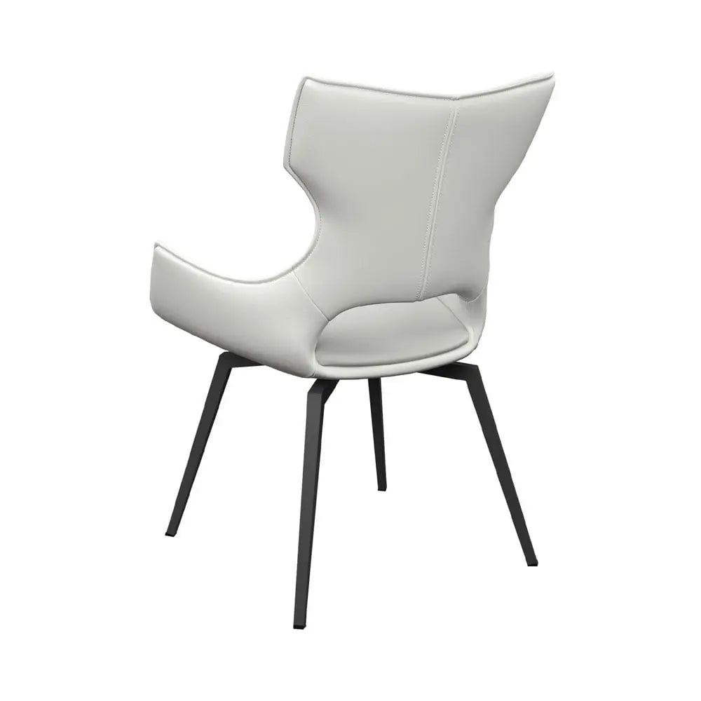 Raffaello Swivel Dining Chair White