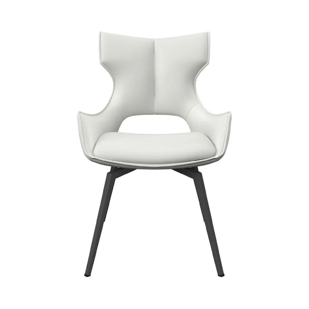 Raffaello Swivel Dining Chair White