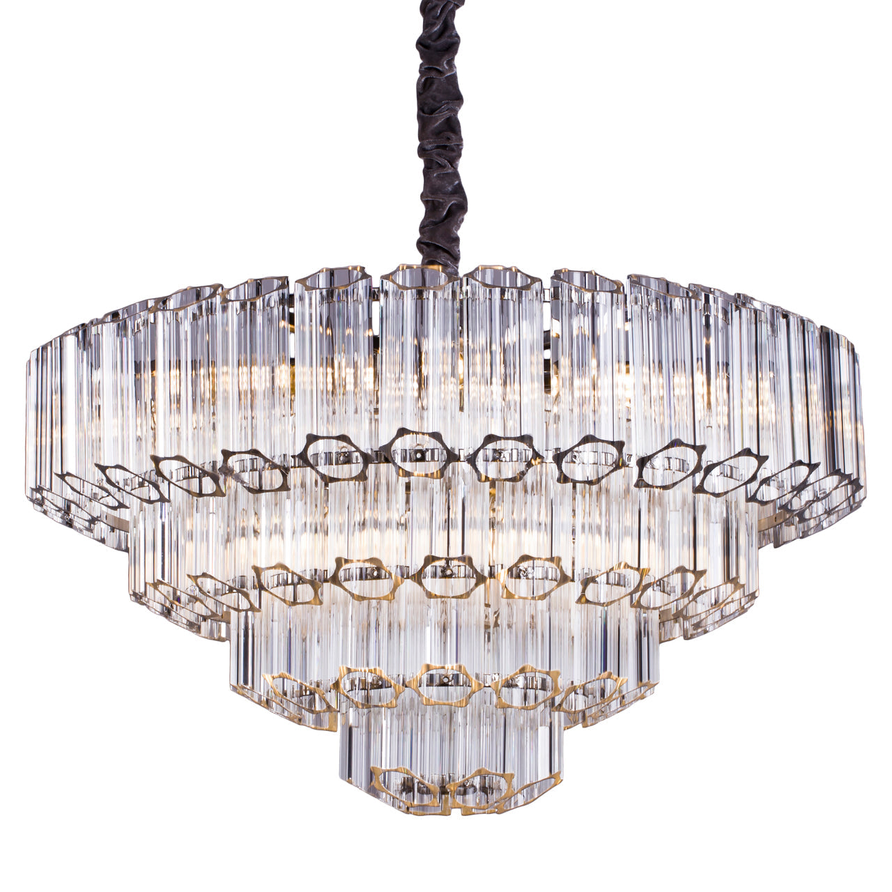 Richmond Interiors Bece Chandelier in Chrome  Nicholas John Interiors