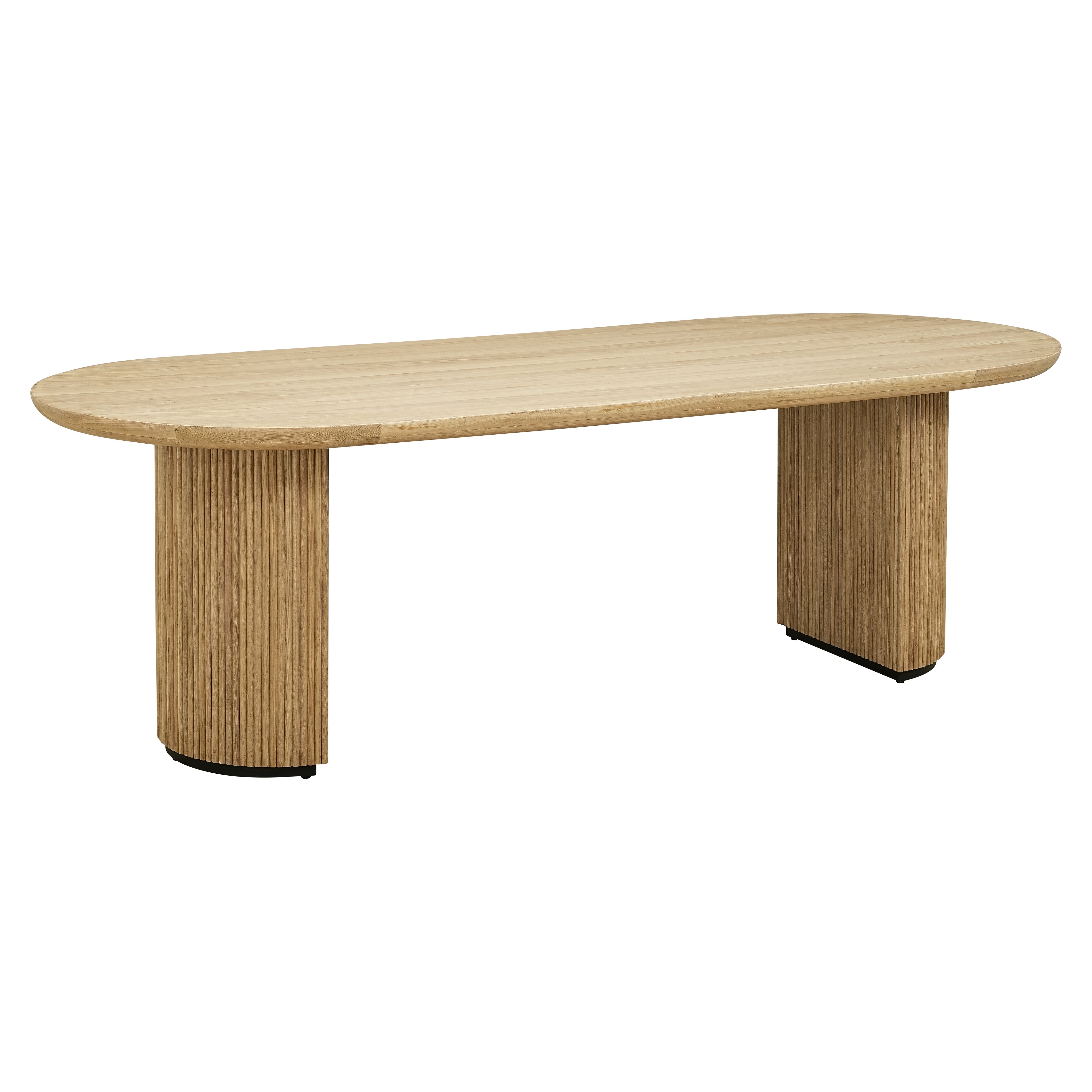 Richmond Interiors Belfort Dining Table in Natural Oak  Nicholas John Interiors
