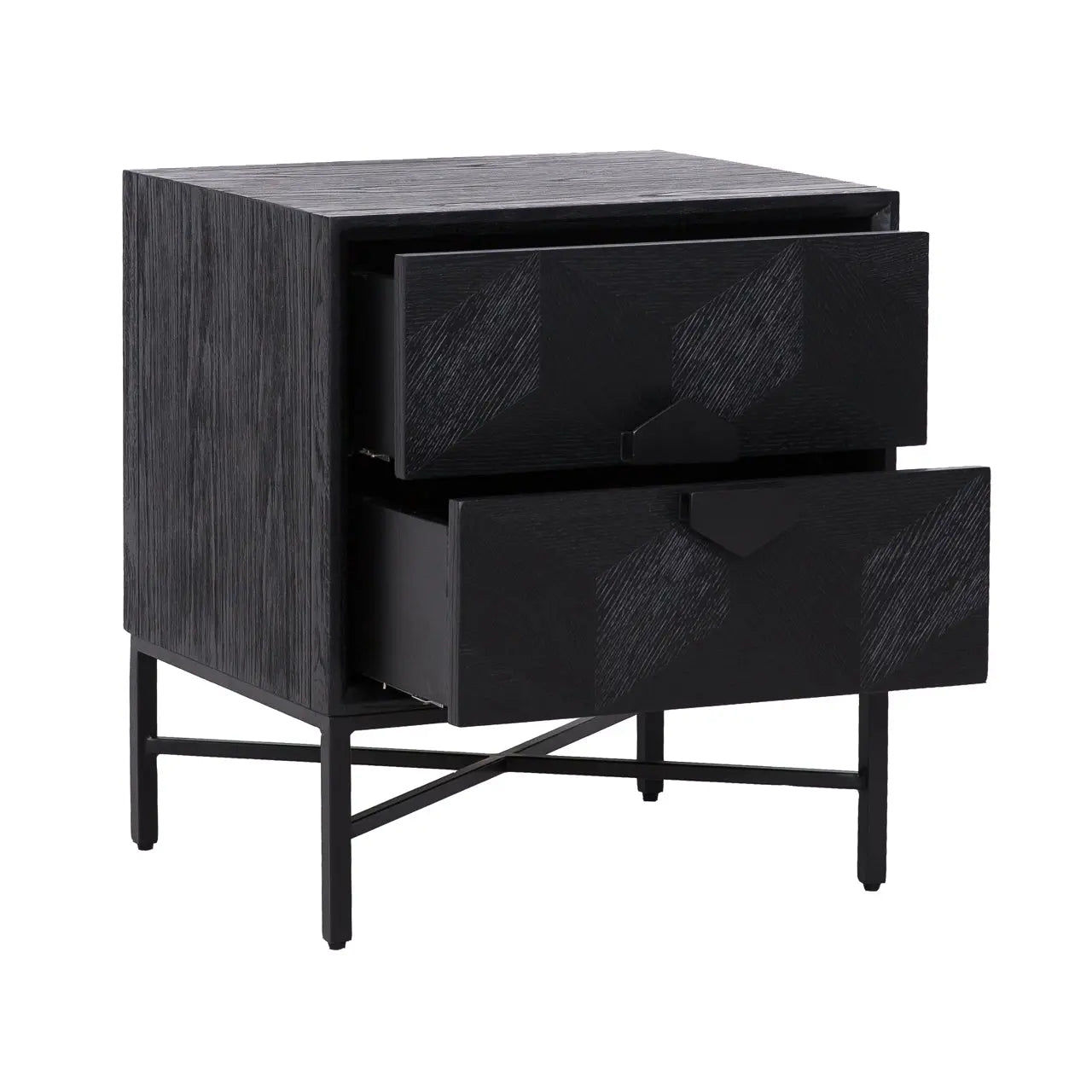 Richmond Interiors Blax 2 Drawer Chest of Drawers  Nicholas John Interiors