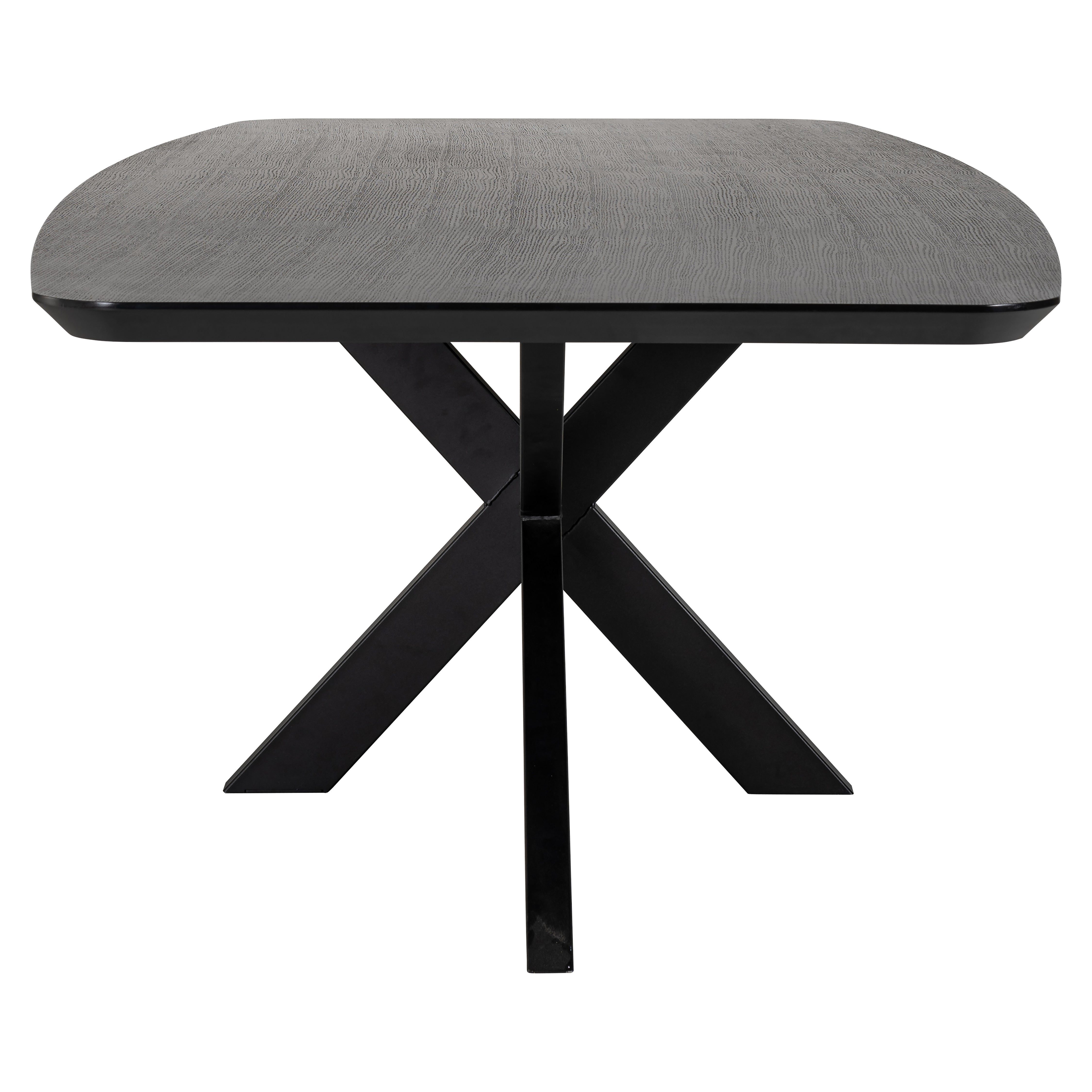 Richmond Interiors Bonvoy 235cm Dining Table in Black  Nicholas John Interiors