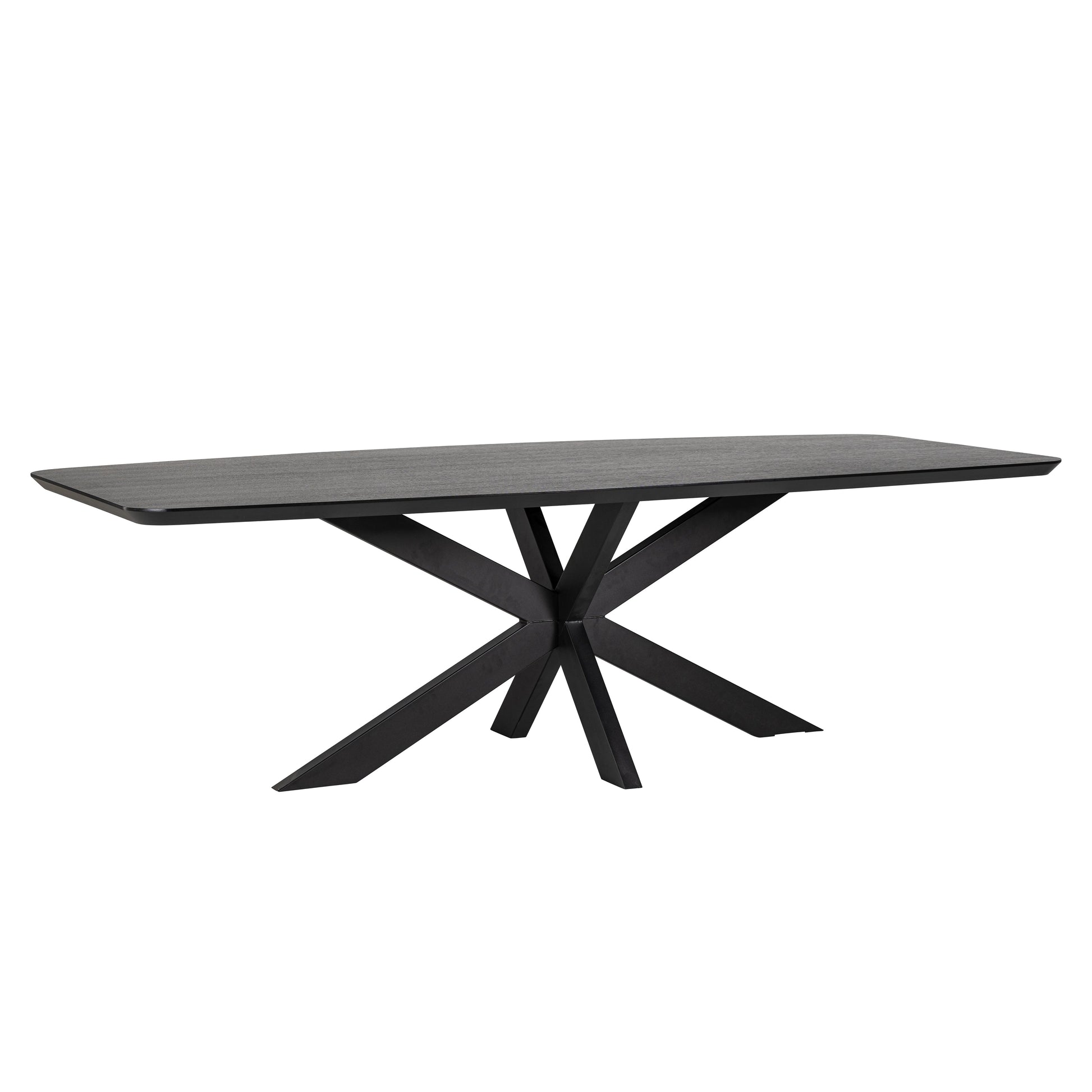 Richmond Interiors Bonvoy 235cm Dining Table in Black  Nicholas John Interiors