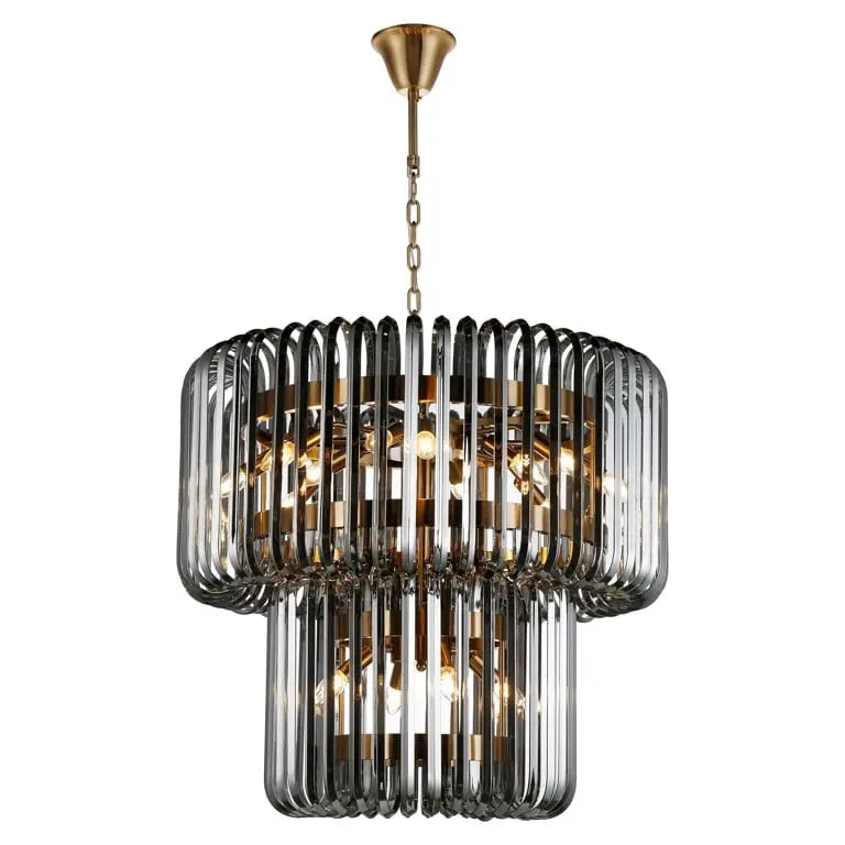 Richmond Interiors Bryon Chandelier in Smoke  Nicholas John Interiors