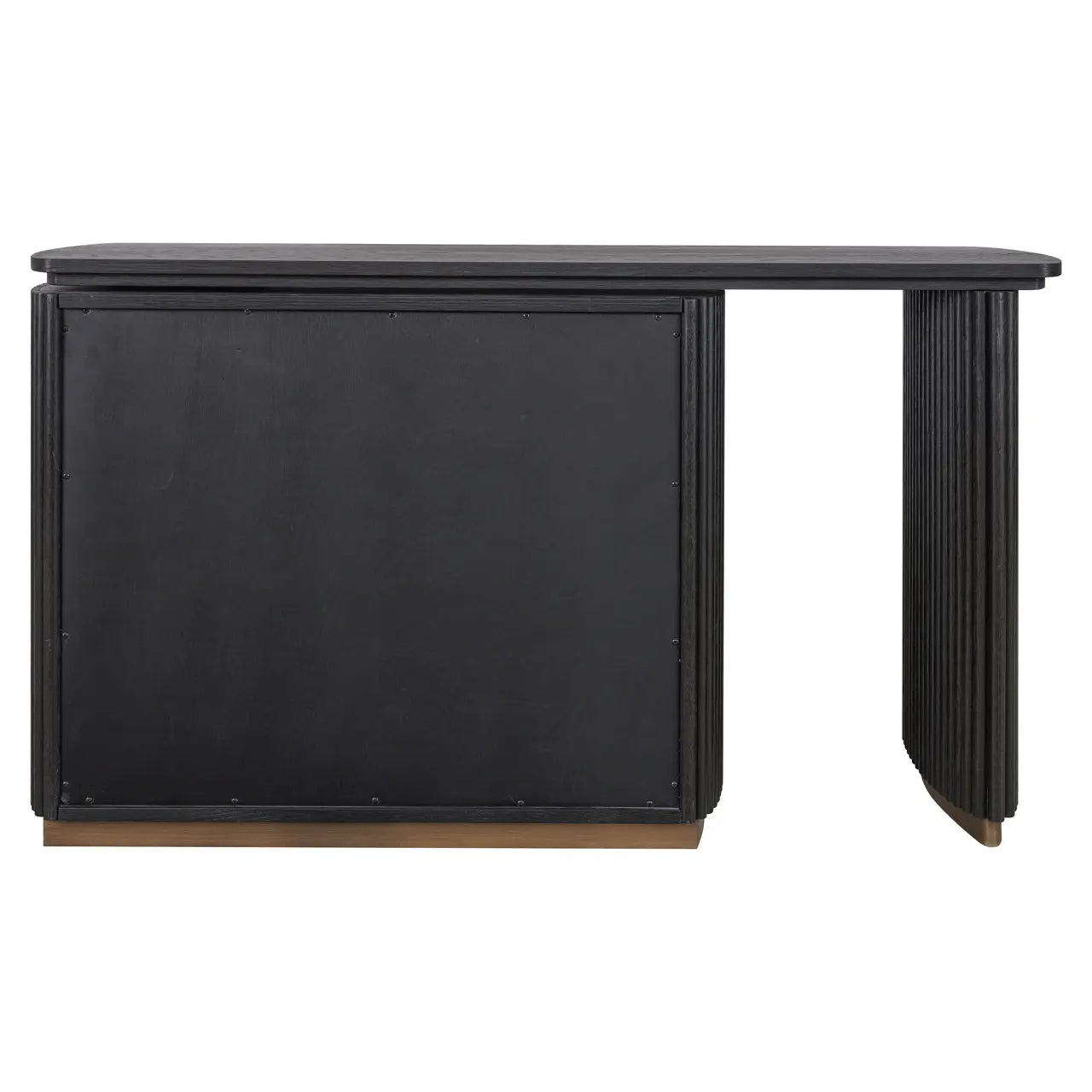 Richmond Interiors Cambon 2-Doors Desk in Dark Coffee  Nicholas John Interiors