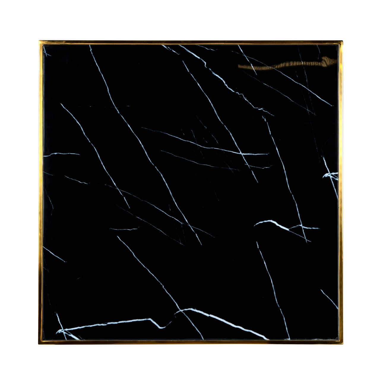 Richmond Interiors Can Roca Bistro Table in Black/Gold  Nicholas John Interiors