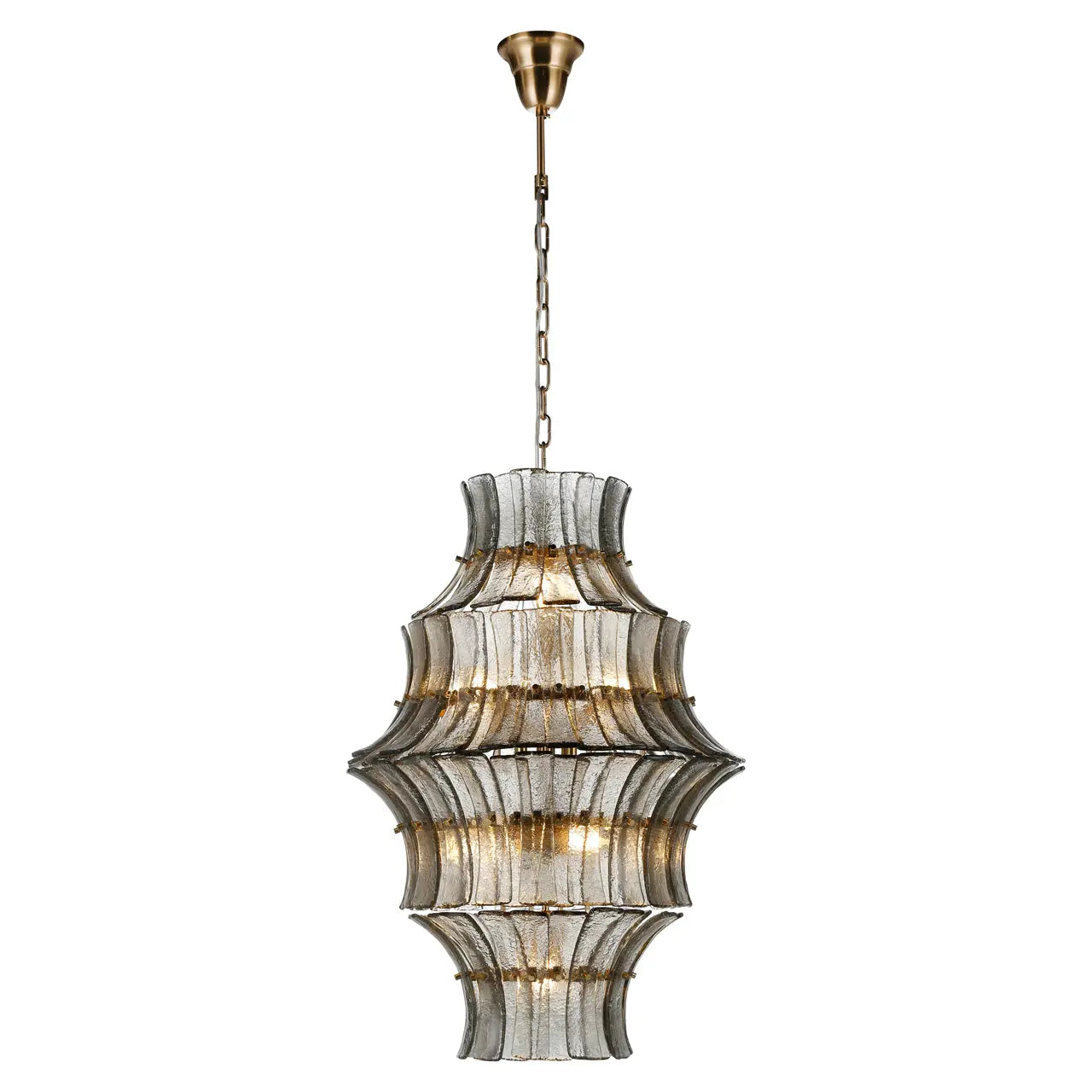 Richmond Interiors Colbey Chandelier in Smoke  Nicholas John Interiors