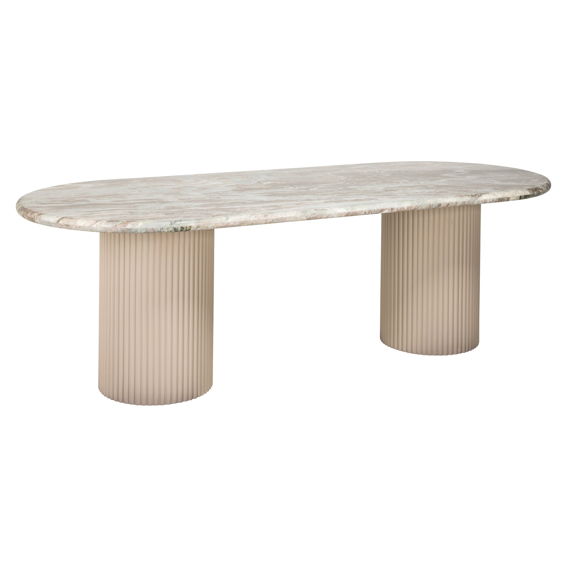 Richmond Interiors Coronel Dining Table 240 in Beige  Nicholas John Interiors