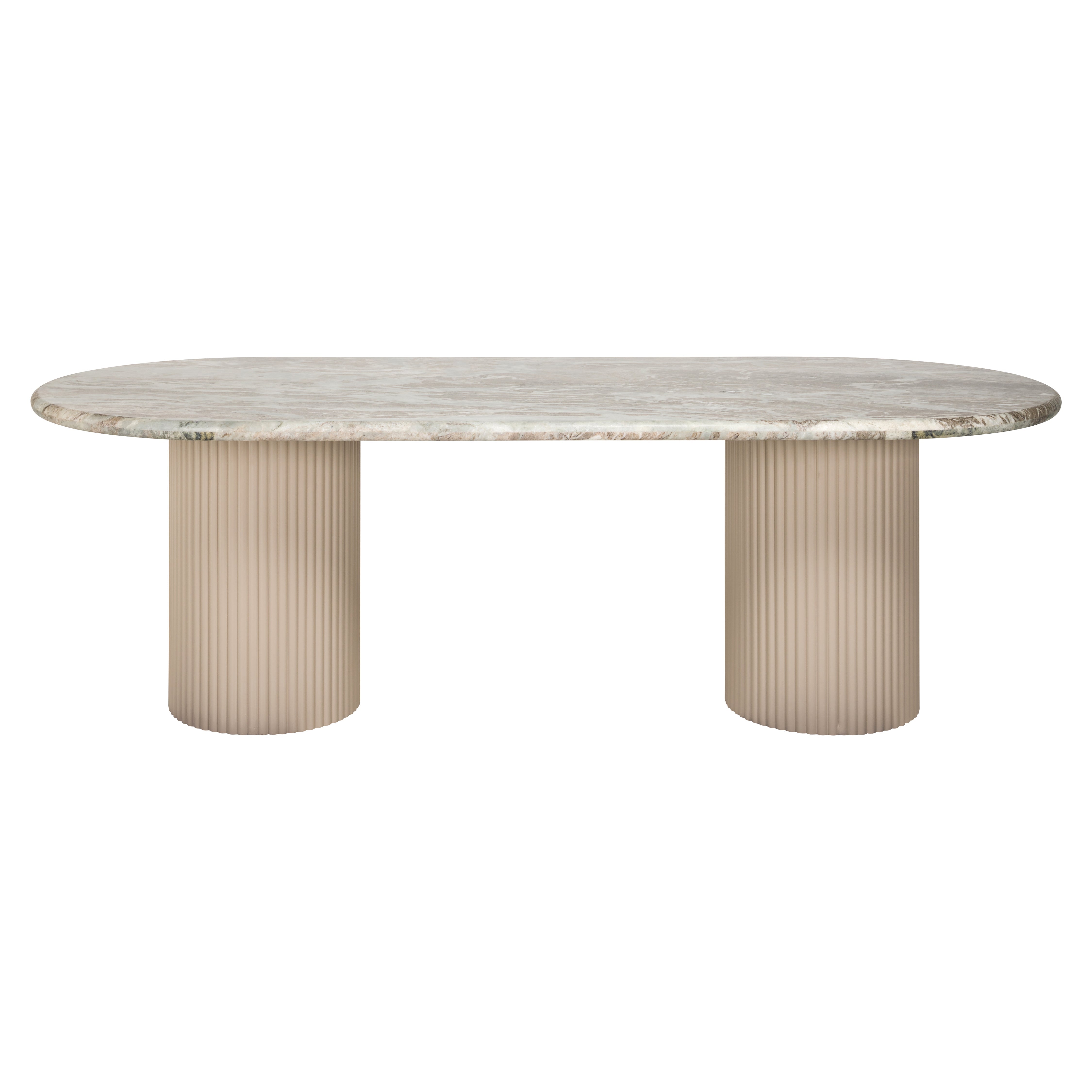 Richmond Interiors Coronel Dining Table 240 in Beige  Nicholas John Interiors