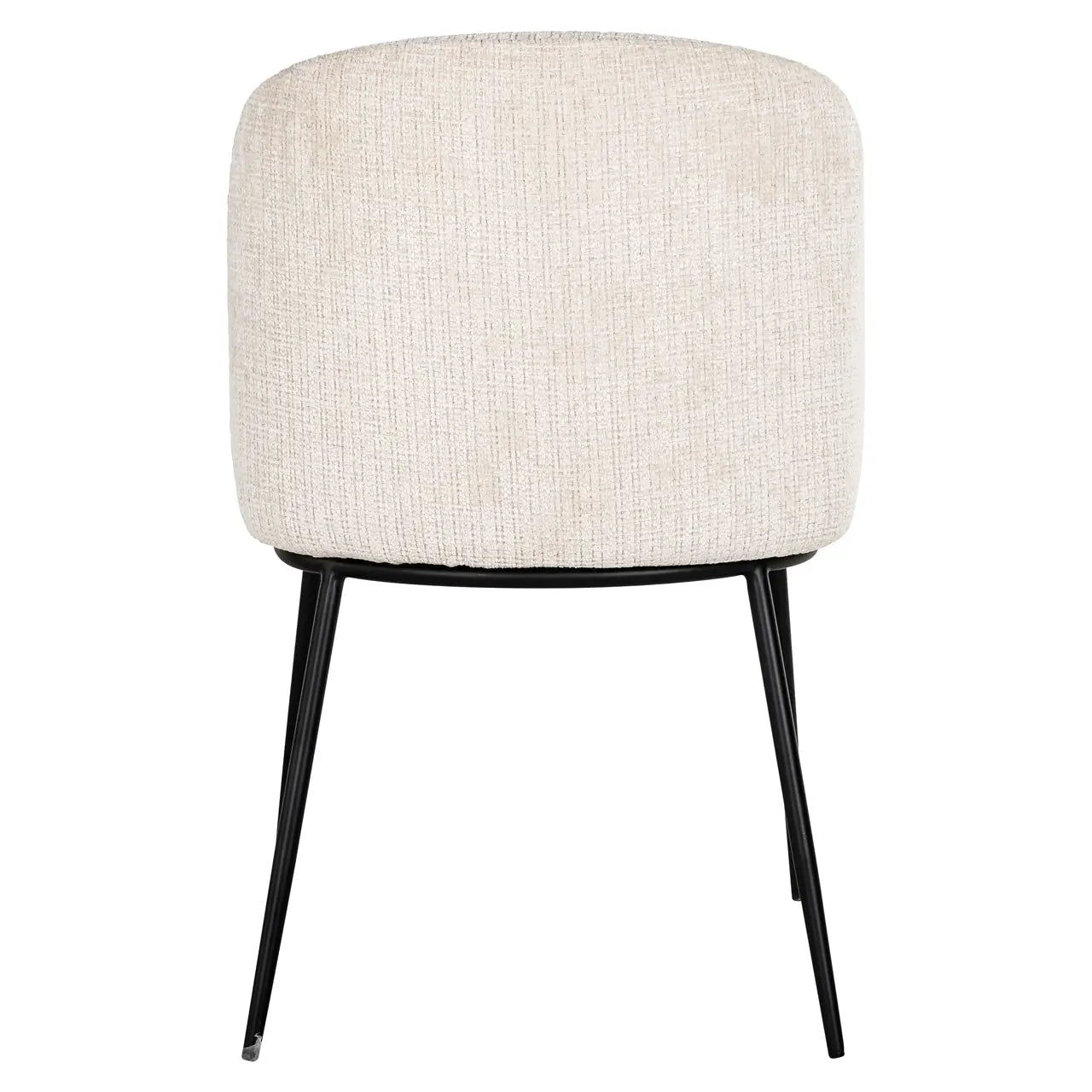 Richmond Interiors Elvi Chair in Beige Chenille Upholstery  Nicholas John Interiors