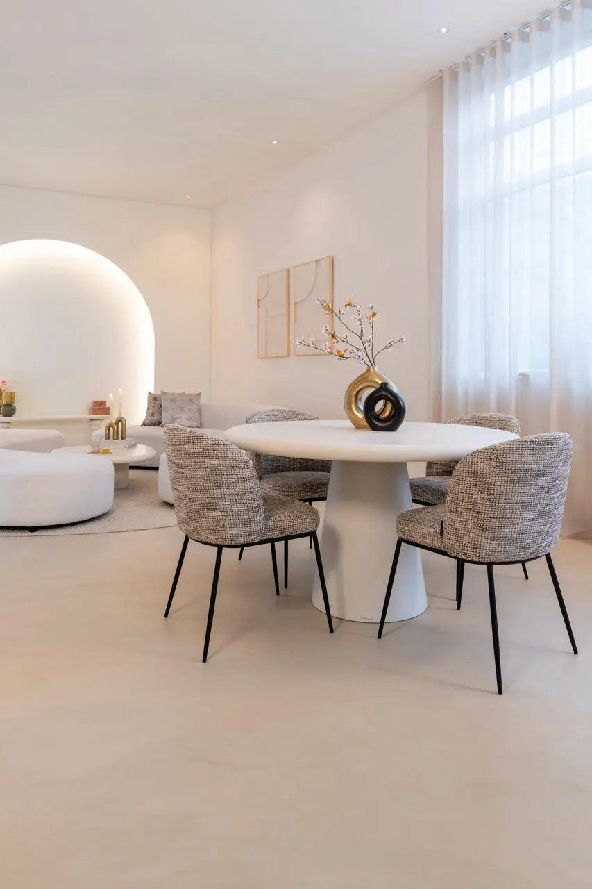 Richmond Interiors Elvi Dining Chair – Trendy Nature Upholstery  Nicholas John Interiors