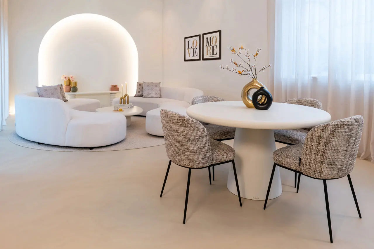 Richmond Interiors Elvi Dining Chair – Trendy Nature Upholstery  Nicholas John Interiors