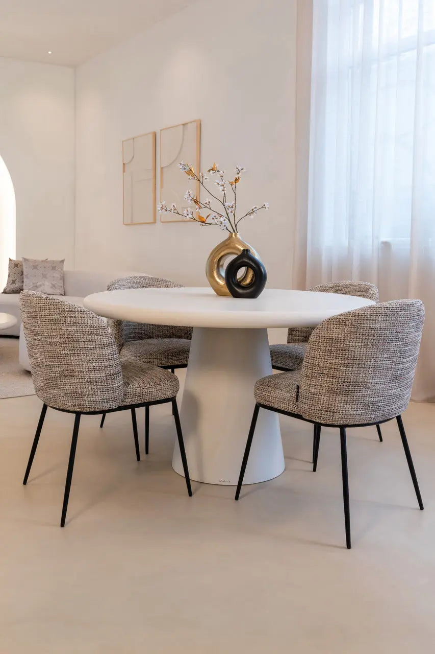 Richmond Interiors Elvi Dining Chair – Trendy Nature Upholstery  Nicholas John Interiors