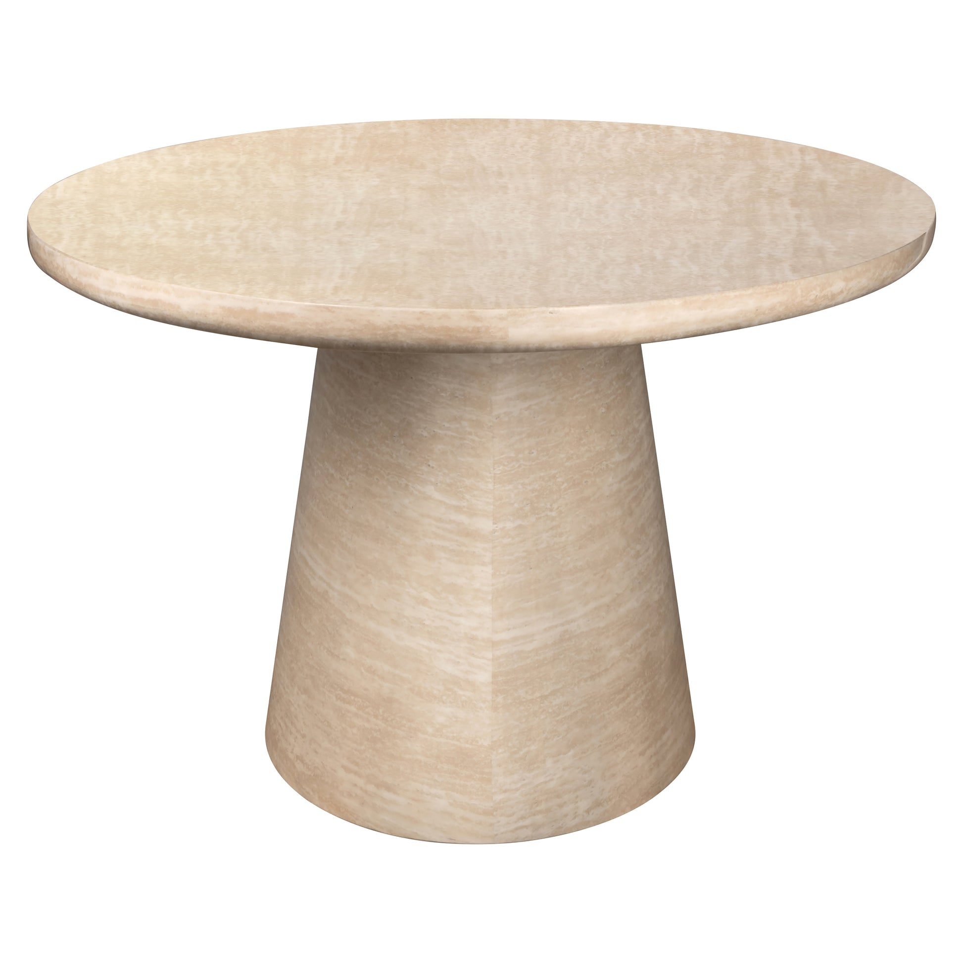 Richmond Interiors Fictus Dining Table 240cm Faux Travertine in Beige  Nicholas John Interiors