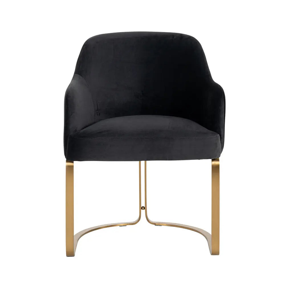 Richmond Interiors Hadley Chair Antraciet Velvet