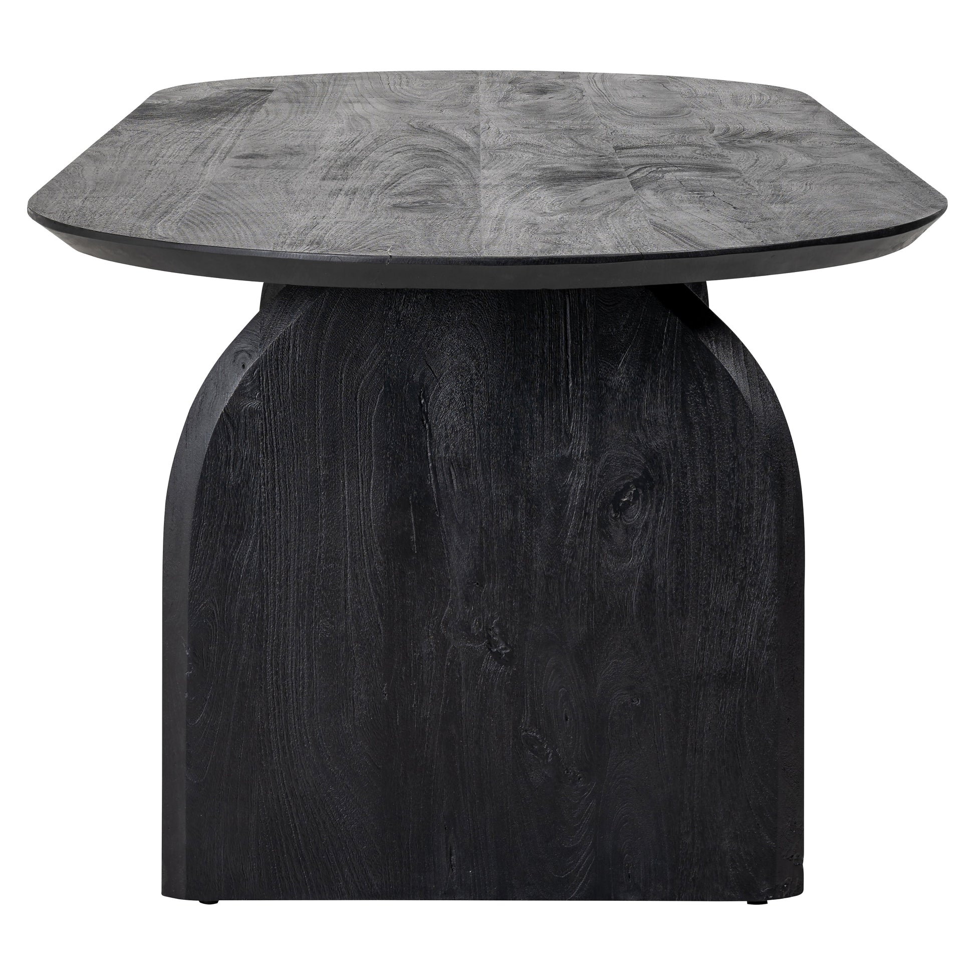 Richmond Interiors Hudson Dining Table in Black  Nicholas John Interiors