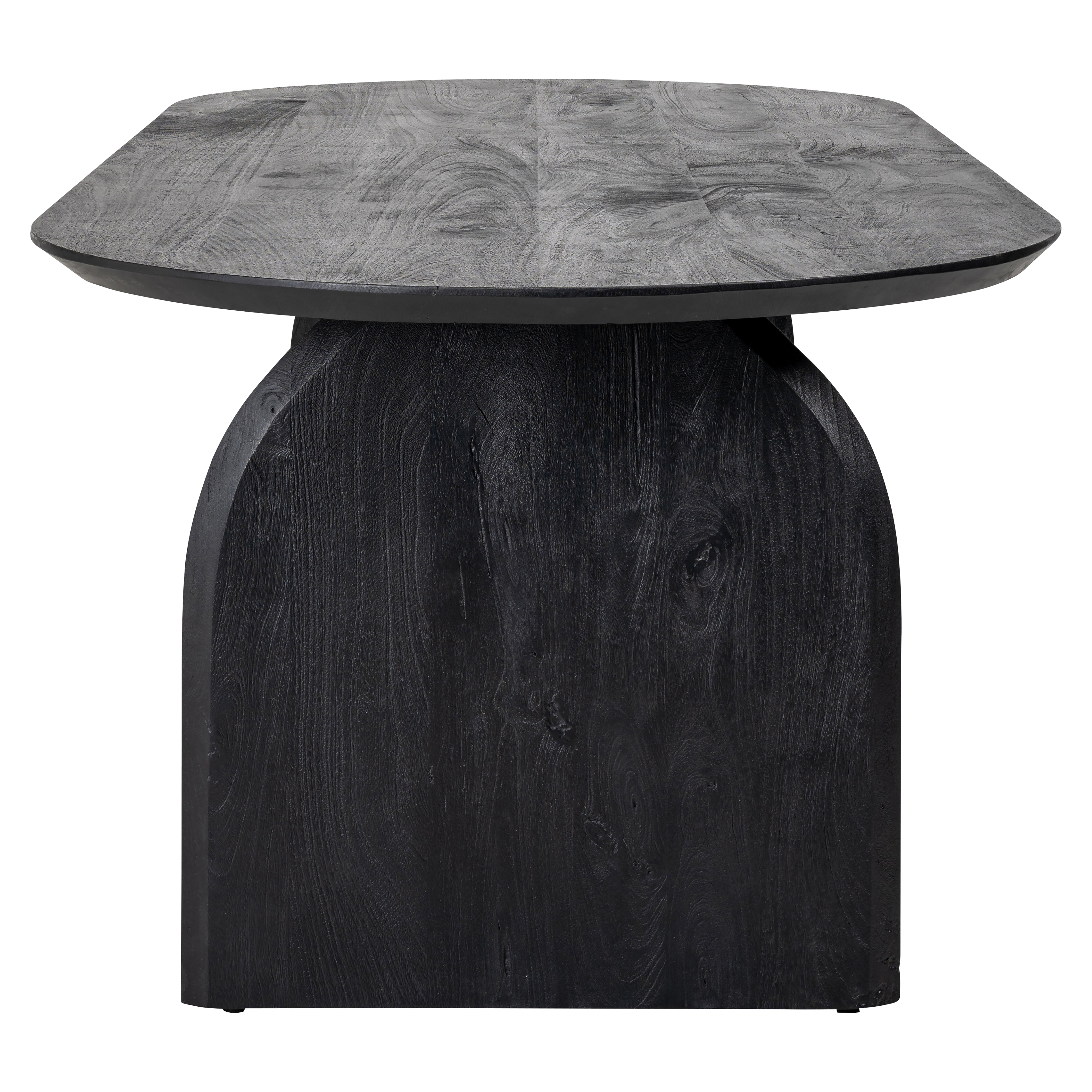 Richmond Interiors Hudson Dining Table in Black  Nicholas John Interiors