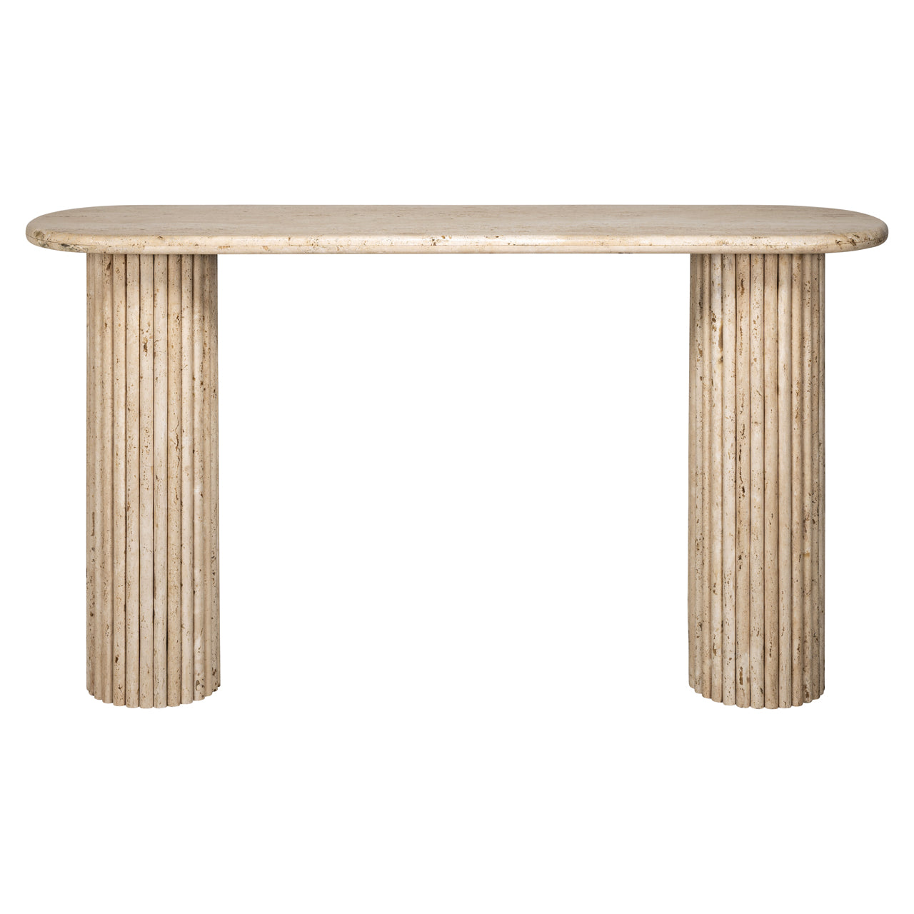 Richmond Interiors La Cantera Console Table - Tavertine  Nicholas John Interiors