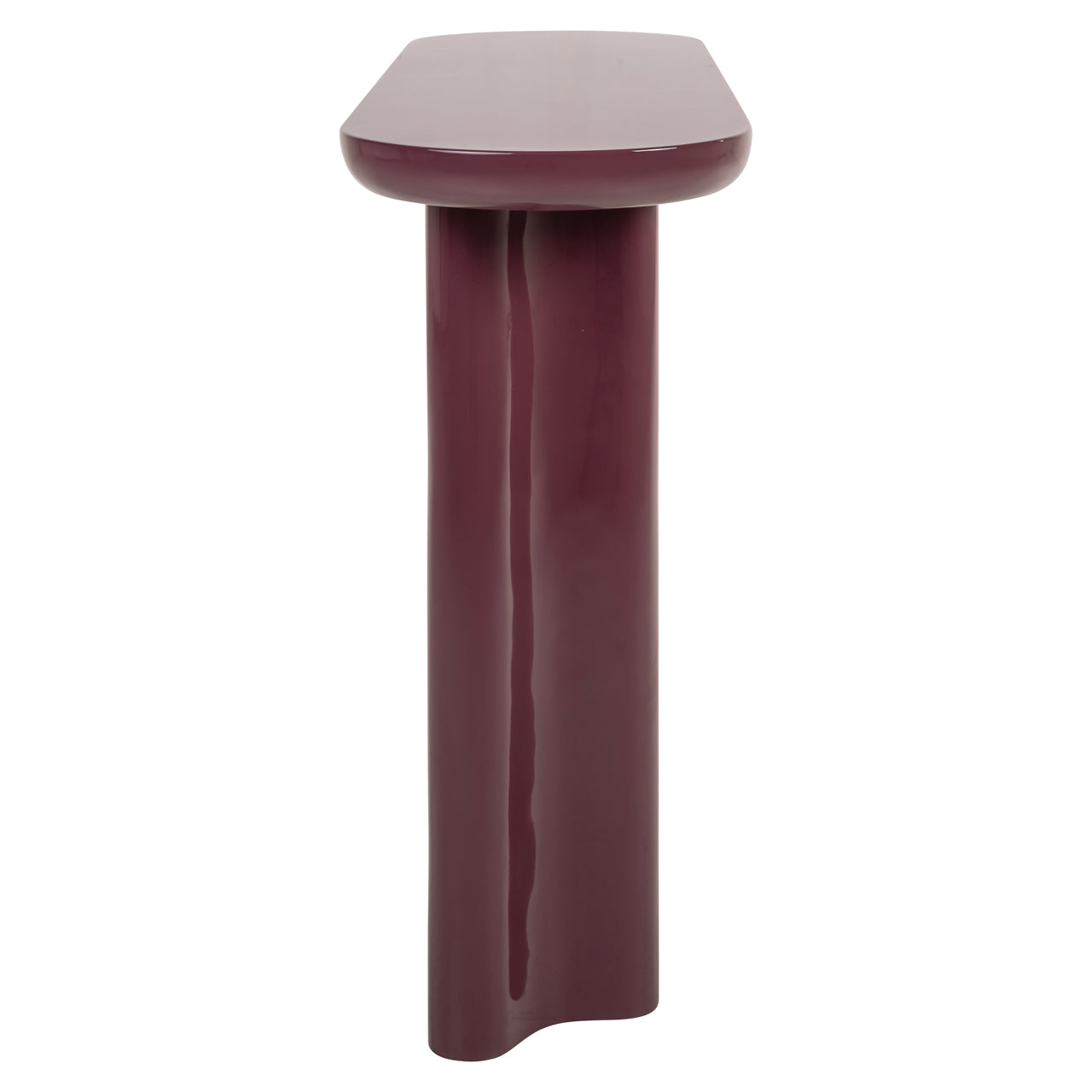 Richmond Interiors Sunny Console Table in Burgundy  Nicholas John Interiors