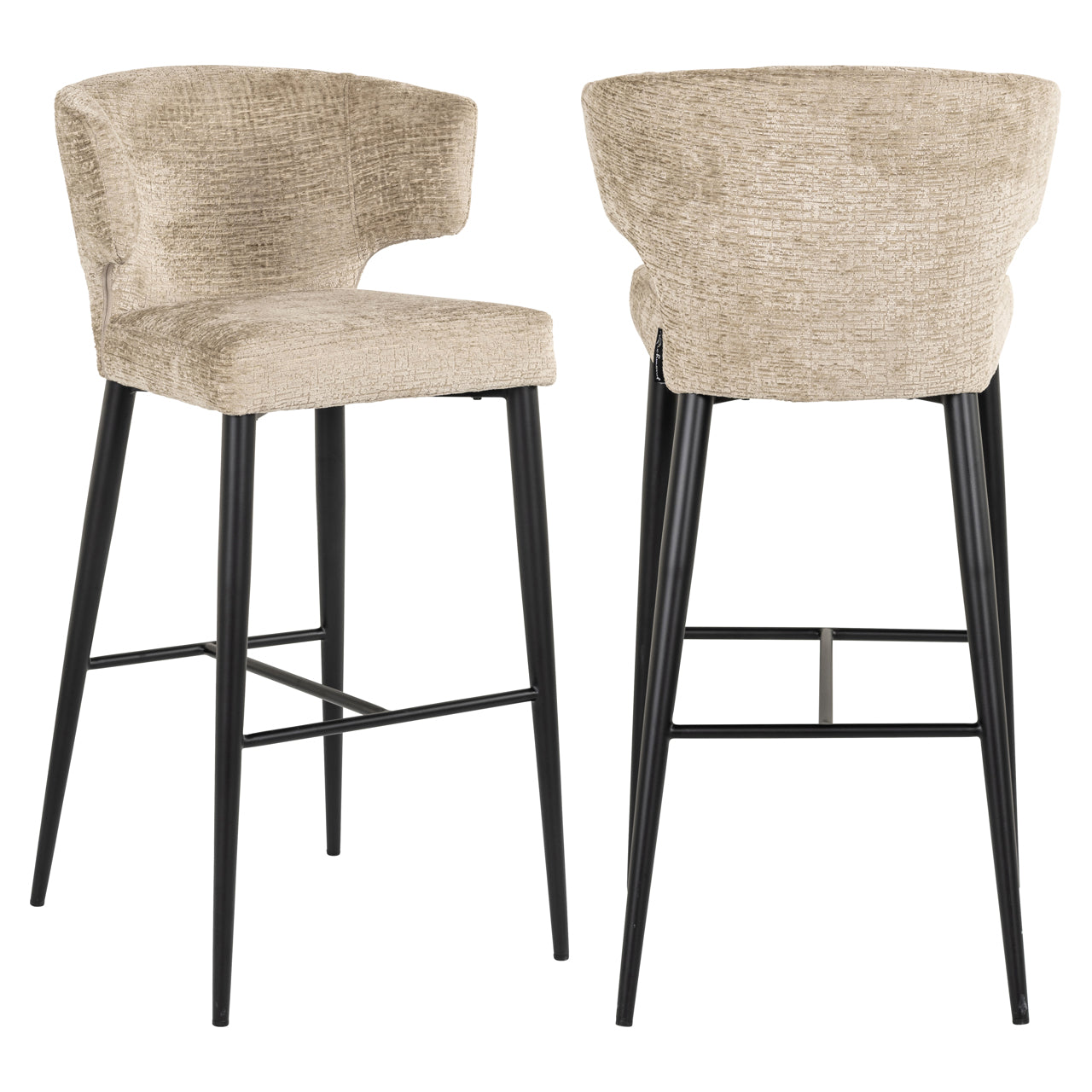 Richmond Interiors Taylor Bar Stool in Desert Fusion  Nicholas John Interiors