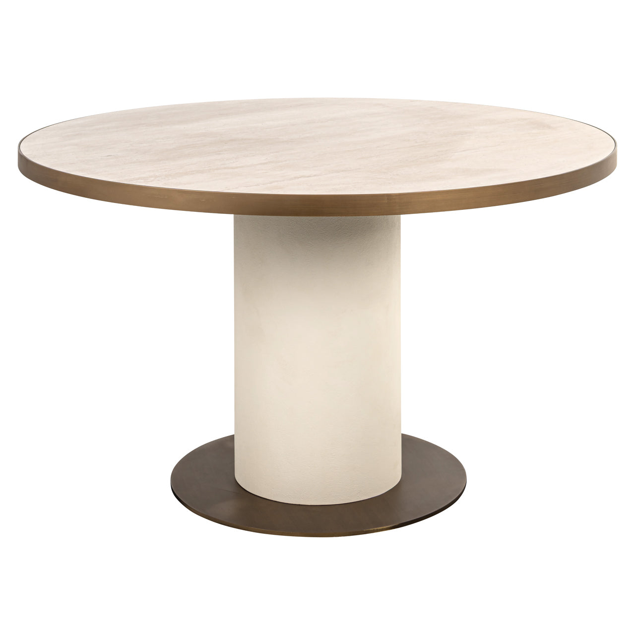 Richmond Interiors Tivoli 130cm Dining Table in White  Nicholas John Interiors