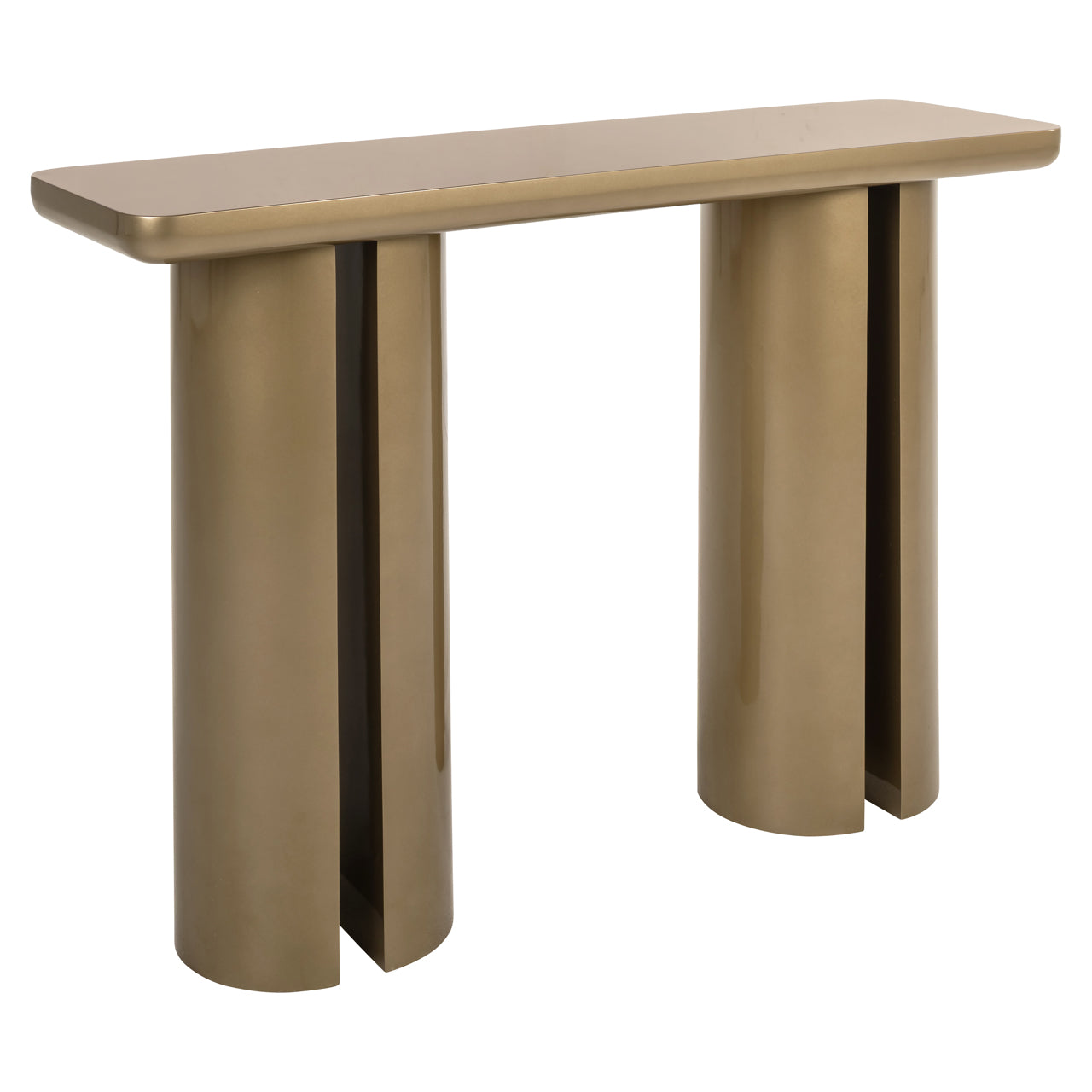 Richmond Interiors Whisker Console Table in Gold  Nicholas John Interiors