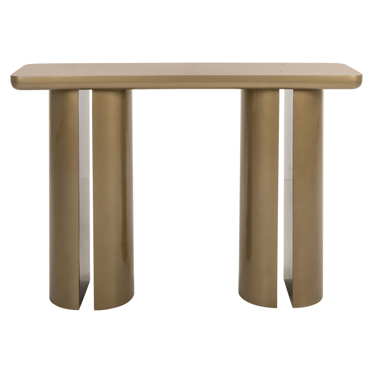 Richmond Interiors Whisker Console Table in Gold  Nicholas John Interiors