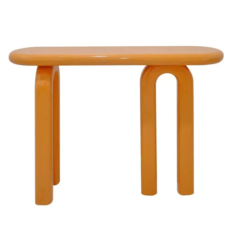 Richmond Interiors Rascal Console Table in Orange  Nicholas John Interiors