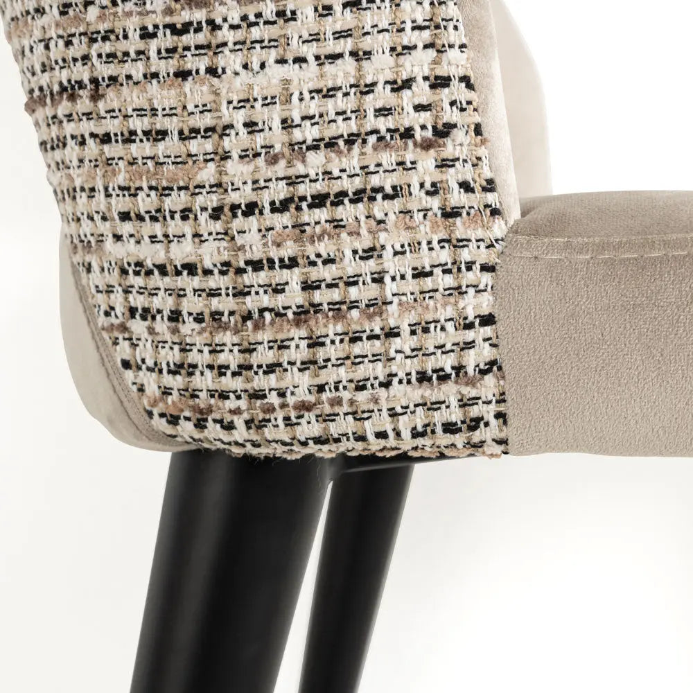 Richmond’s Chair Tabitha Trendy Nature / Quartz Khaki Fire Retardant