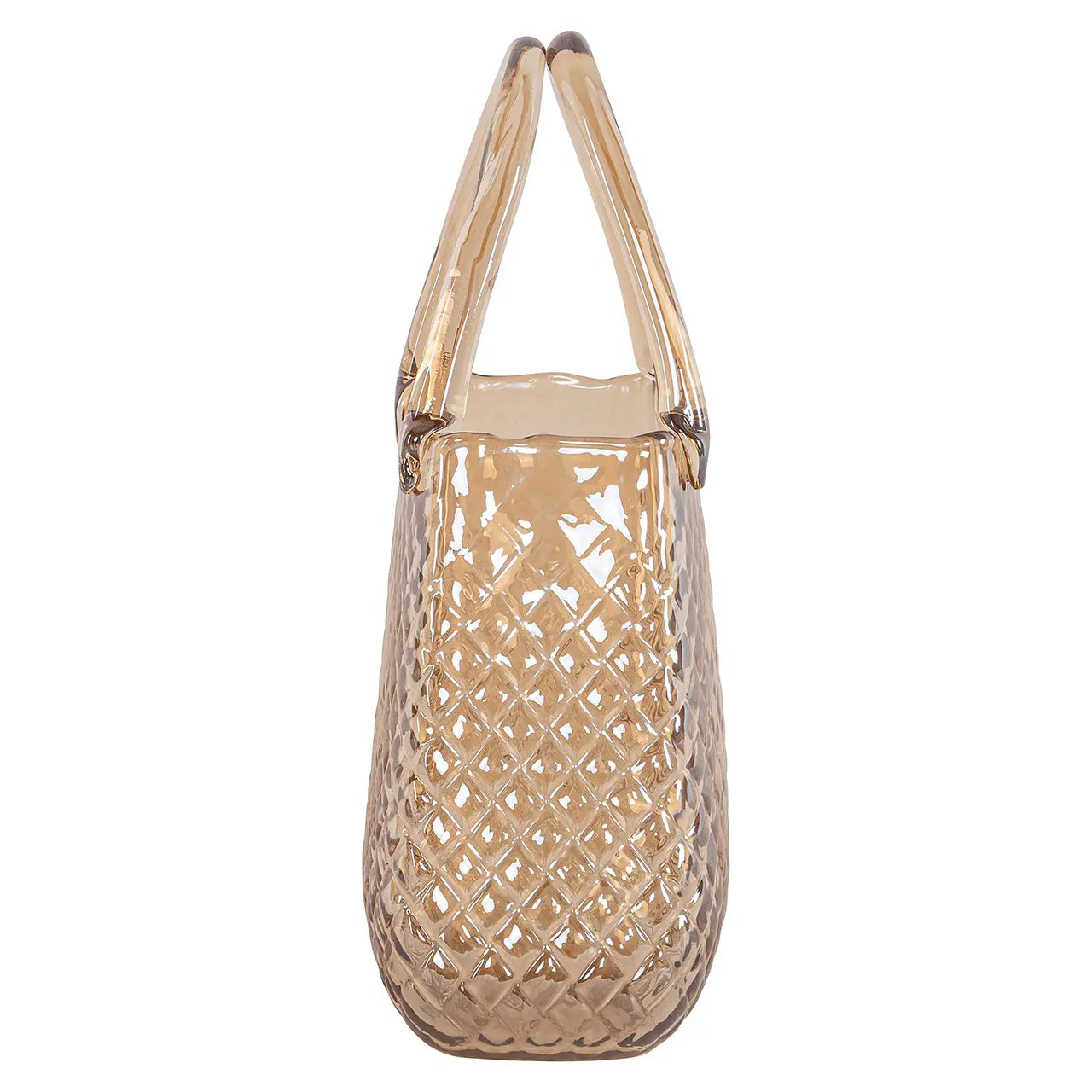 Richmond Interiors Gina Vase in Amber  Nicholas John Interiors