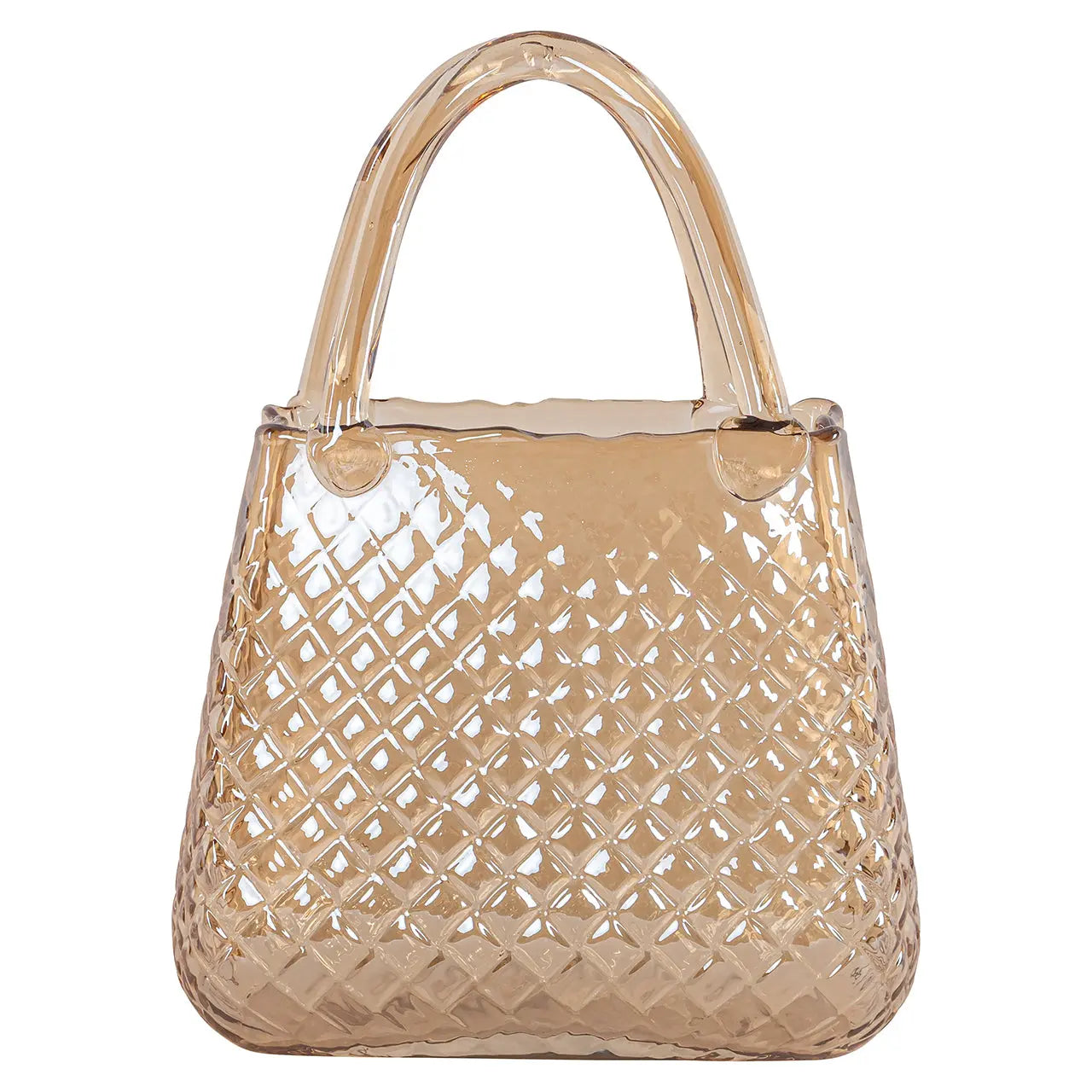 Richmond Interiors Gina Vase in Amber  Nicholas John Interiors