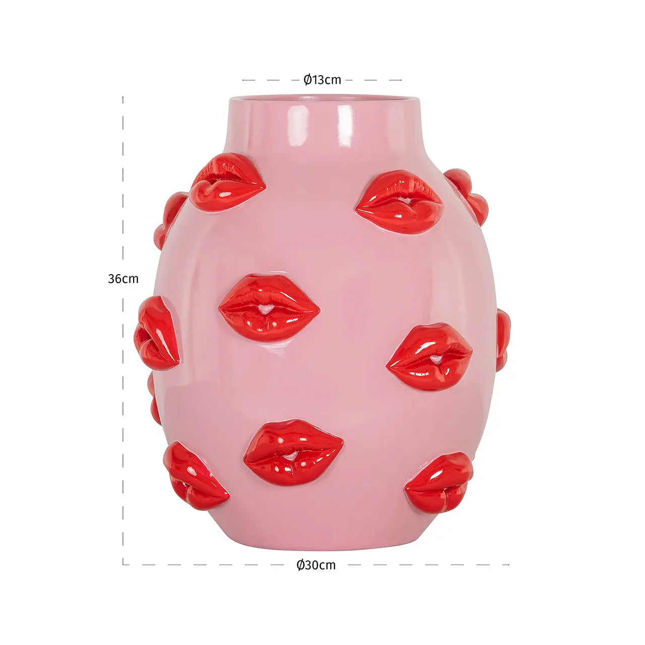 Richmond Interiors Lothien Vase in Pink  Nicholas John Interiors