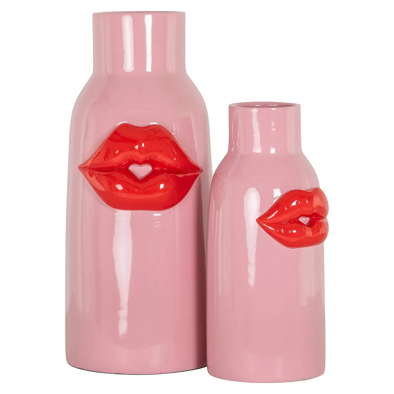 Richmond Interiors Large Blythe Vase in Pink  Nicholas John Interiors