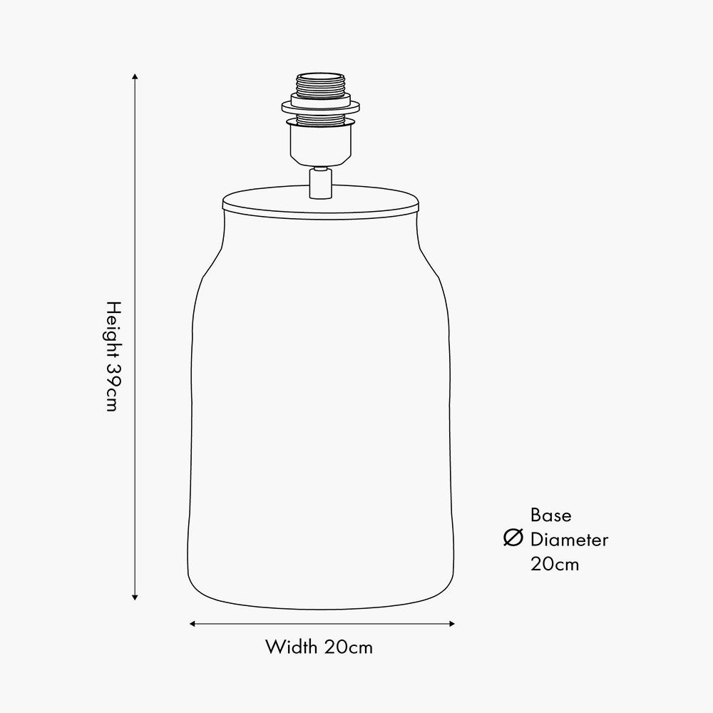 Valtellina Brown and Green Glass Table Lamp Base  Nicholas John Interiors