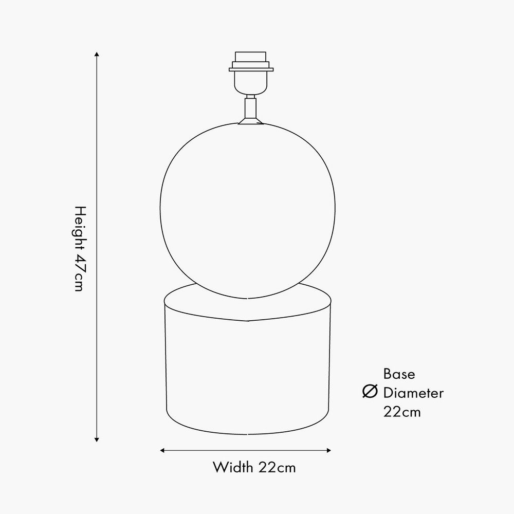 Ziva Antique Brown Round Wood Table Lamp Base  Nicholas John Interiors