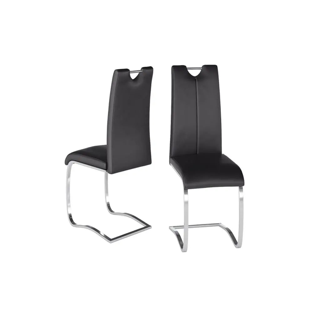 Adira Black Dining Chair (Pair) Dining Chair