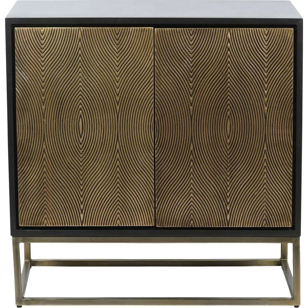 Amabel Embossed 2 Door Cabinet Cabinet
