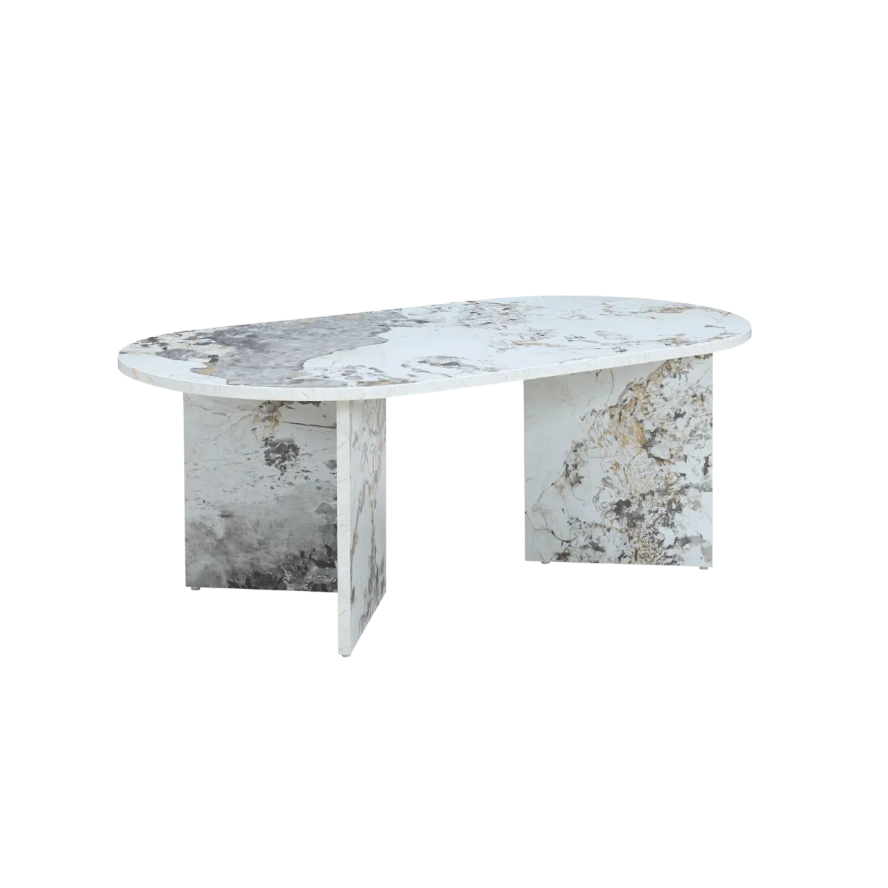 Aura Oval Coffee Table in Pandora Marble Effect – Twenty10 Design  Nicholas John Interiors