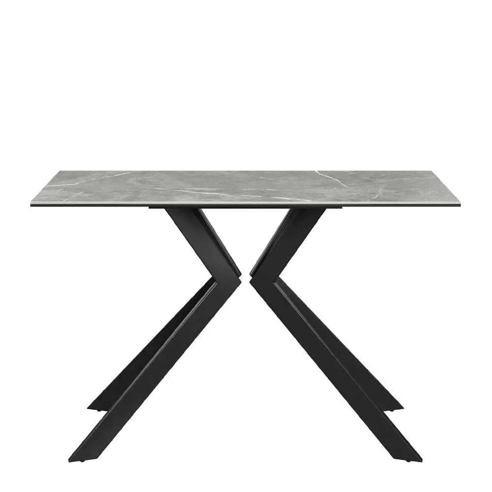 Azuma Matte Grey Ceramic Console Table Console Table