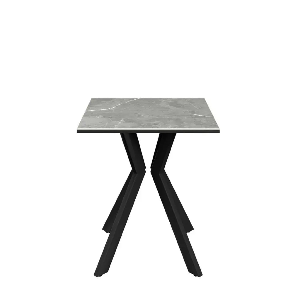 Azuma Matte Grey Ceramic Side Table Side Table