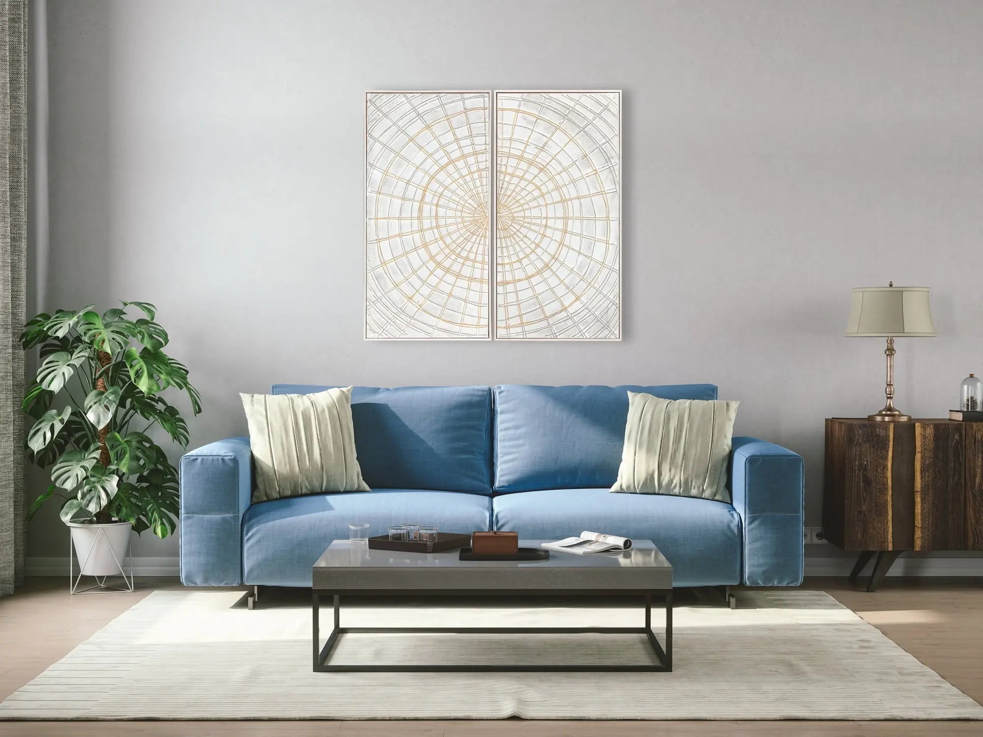 Berkeley Designs Abstract Design 15 Wall Art