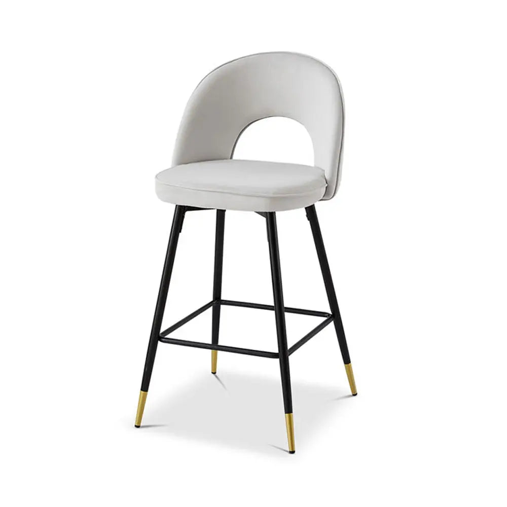 Berkeley Designs Hoxton Bar Stool in Light Grey Bar Stools