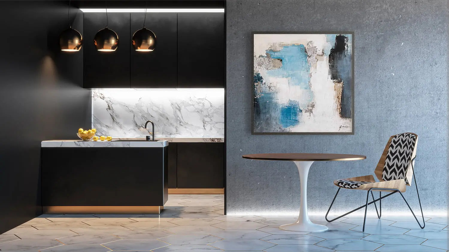 Berkeley Designs Oil on Canvas 12 Nicholas John Interiors